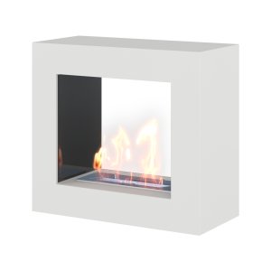 Биокамин SteelHeat FRAME ONE 500 mini белый
