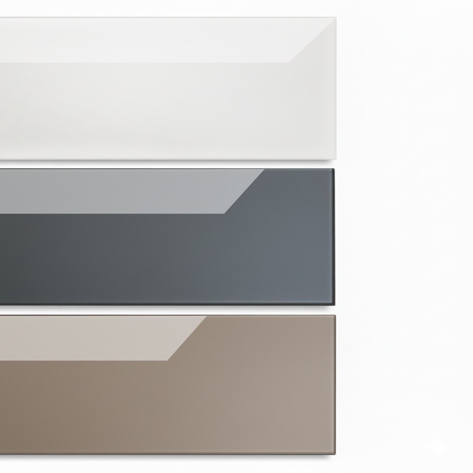Стеклянная полка для биокамина Gray  1500